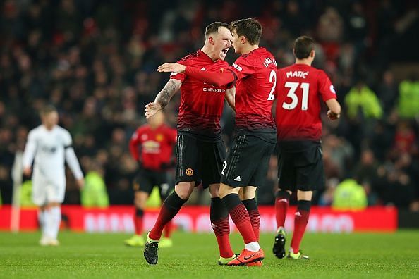 Phil Jones and Victor Lindelof - Premier League